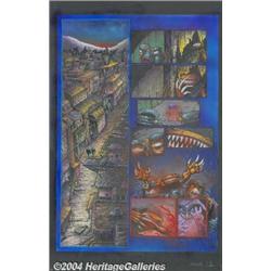 Kevin Eastman and Simon Bisley - Melting Pot, page 12 Original Art (Kitchen Sink, 1994).