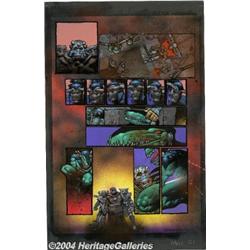 Kevin Eastman and Simon Bisley - Melting Pot, page 21 Original Art (Kitchen Sink, 1994).