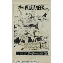 George Evans - Classics Illustrated #148 "The Buccaneer" Splash Page Original Art (Gilberton, 1959).