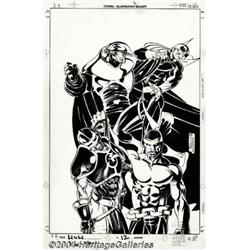 Pascual Ferry and Michael Golden - Heroes for Hire #12 Cover Original Art (Marvel, 1998).