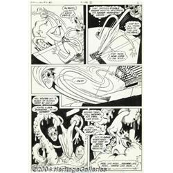 Ramona Fradon and Mike Royer - Plastic Man #14, pages 2 and 3 Original Art (DC, 1976).