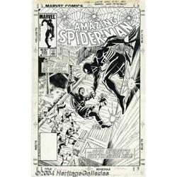 Ron Frenz and Joe Rubinstein - The Amazing Spider-Man #265 Cover Original Art (Marvel, 1985).