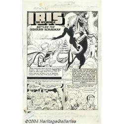 John Giunta (attributed) - Whiz Comics #126, Complete 9-page Story "Ibis Battles the Headless Horsem