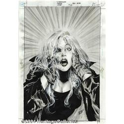 Jackson "Butch" Guice - Resurrection Man #23 Cover Original Art (DC, 1999).