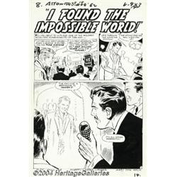 Don Heck - Tales to Astonish #38, Complete 8-page Story, "I Found the Impossible World" Original Art