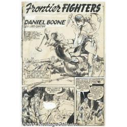 Arnold Hicks (attributed) - Rangers Comics #29, page 1 Original Art (Fiction House, 1946).