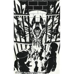 Adam Hughes and Cully Hamner - Just Imagine Stan Lee with Joe Kubert Creating Batman, Back Cover Ori