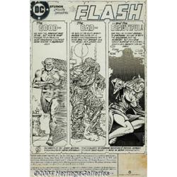 Carmine Infantino and Dennis Jensen - The Flash #308, Splash Page 1 Original Art (DC, 1982).