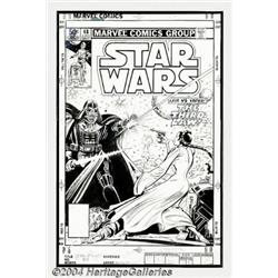 Carmine Infantino and Bob Wiacek - Star Wars #48 Cover Original Art (Marvel, 1981).