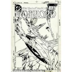 Dan Jurgens and Mike DeCarlo - Warlord #85 Cover Original Art (DC, 1984).