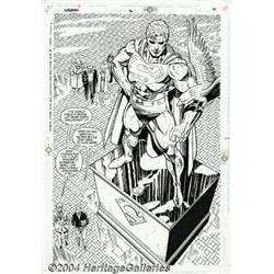 Dan Jurgens and Brett Breeding - Superman #76, page 21 Original Art (DC, 1993).