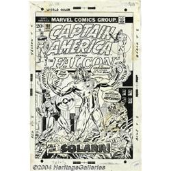 Gil Kane and Frank Giacoia - Captain America #160 Cover Original Art (Marvel, 1973).