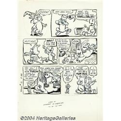Walt Kelly - Pogo Possum #12, page 39 Original Art (Dell, 1953).
