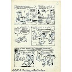 Walt Kelly - The Pogo Peek-A-Book , page 6 Original Art (Simon and Schuster, 1955).