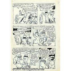 Walt Kelly - The Pogo Peek-A-Book, page 7 Original Art (Simon and Schuster, 1955).