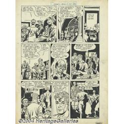 Jack Kirby and Joe Simon - Green Hornet Fights Crime #37, page 3 Original Art (Harvey, 1947).