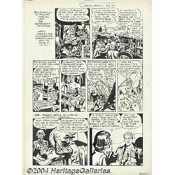 Jack Kirby and Joe Simon - Green Hornet Fights Crime #37, page 6 Original Art (Harvey, 1947).
