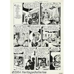 Jack Kirby and Joe Simon - Green Hornet Fights Crime #37, page 8 Original Art (Harvey, 1947).