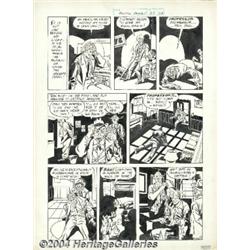 Jack Kirby and Joe Simon - Green Hornet Fights Crime #37, page 9 Original Art (Harvey, 1947).