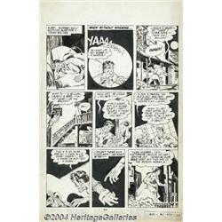 Joe Kubert - All-New Comics #9, page 3 Original Art (Harvey, 1944).