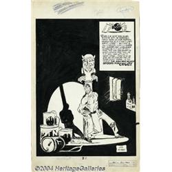 Joe Kubert - All-New Comics #9, page 21 Splash Page Original Art (Harvey, 1944).