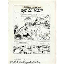 Jesse Marsh - Tarzan #151, Complete 15-page Story, "Tree of Death" Original Art (Gold Key, 1965).