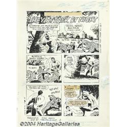 Jesse Marsh - Tarzan #151 Complete 9-page Story, "They Attack by Night" Original Art (Gold Key, 1965