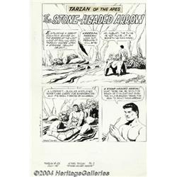 Jesse Marsh - Tarzan #152, Complete 15-page story, "The Stone-Headed Arrow" Original Art (Gold Key, 