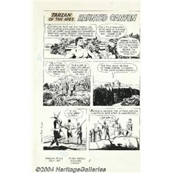 Jesse Marsh - Tarzan #152, Complete 9-page Story, "Haunted Canyon" Original Art (Gold Key, 1965).