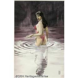 Mike Mayhew - Vampirella Unpublished Cover Original Art (Harris Comics, undated).