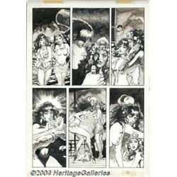 Gonzalo Mayo - Vampirella #112, page 52 Original Art (Warren, 1983).