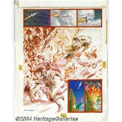 Gray Morrow - Alpha Wave #1, Complete 25-page story "Missle Command" Original Art (Darkline Comics, 