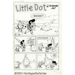 Steve Muffatti - Little Dot #1 Complete 5-page Story, "The Missing Jinx" Original Art (Harvey, 1953)