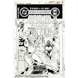 Bob Oksner and Dick Giordano - Superman Family #216 Cover Original Art (DC, 1981).