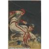 Image 1 : Pulp Artist (anonymous) - Baseball Home Plate Painting Original Art (undated).