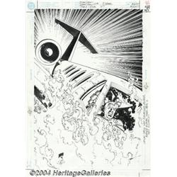 Roger Robinson and James Pascoe - Azrael Agent of the Bat #67 Cover Original Art (DC, 2000).