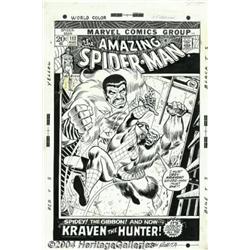 John Romita Sr. - Amazing Spider-Man #111 Cover Original Art (Marvel, 1972).