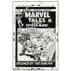 John Romita Sr. - Marvel Tales #36 Cover Original Art (Marvel, 1972).