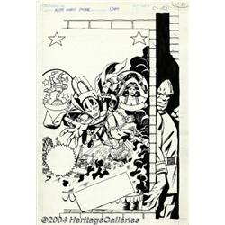 Steve Rude - Mister Miracle Special Cover Original Art (DC, 1986).