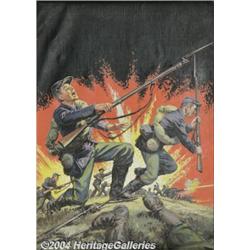 Norman Saunders - Classics Illustrated #145 "The Crisis" Cover Original Art (Gilberton, 1958).