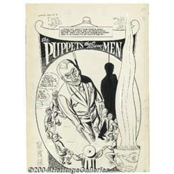 John Sink - Witches Tales #3, Complete 6-page Story "The Puppets That Became Men" Original Art (Harv