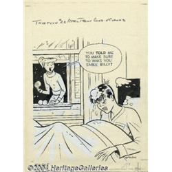 John Stanley - Thirteen Going on Eighteen #22 Cover Original Art (Dell, 1967).