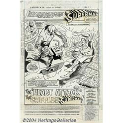 Curt Swan and Dan Adkins - Superman #316, page 1 Original Art (DC, 1977).