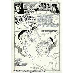 Curt Swan and Kurt Schaffenberger - Action Comics #583, page 2 Original Art (DC, 1986).