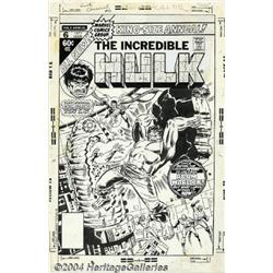 Herb Trimpe - Hulk Annual #6 Cover Original Art (Marvel, 1977).