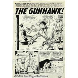 George Tuska and Don Heck - Two Gun Kid #45, Complete 4-page story "The Gunhawk" (Marvel, 1959).