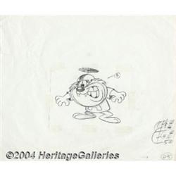 Warner Brothers Studios - "Tiny Toons" Group of 7 Animation Drawings Original Art (Warner Brothers, 