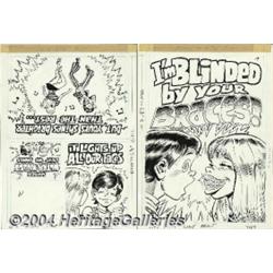 Wally Wood - Topps Nasty Notes #19 Original Art (Topps, 1967).