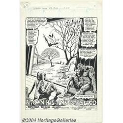 Tom Yeates - Saga of the Swamp Thing #3, Complete 17-page Story, "A Town Has Turned to Blood" Origin