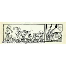 Vaughn Bode - Cheech Wizard Daily Comic Strip Original Art (Hall Syndicate, 1971).